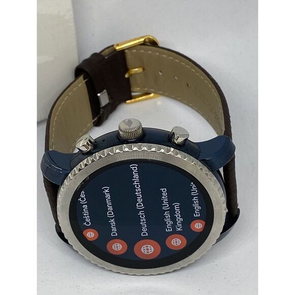 Fossil Gen 3 Authentic Genuine Smart Watch Custom Band FTW4004 LT61 - Picture 8 of 12